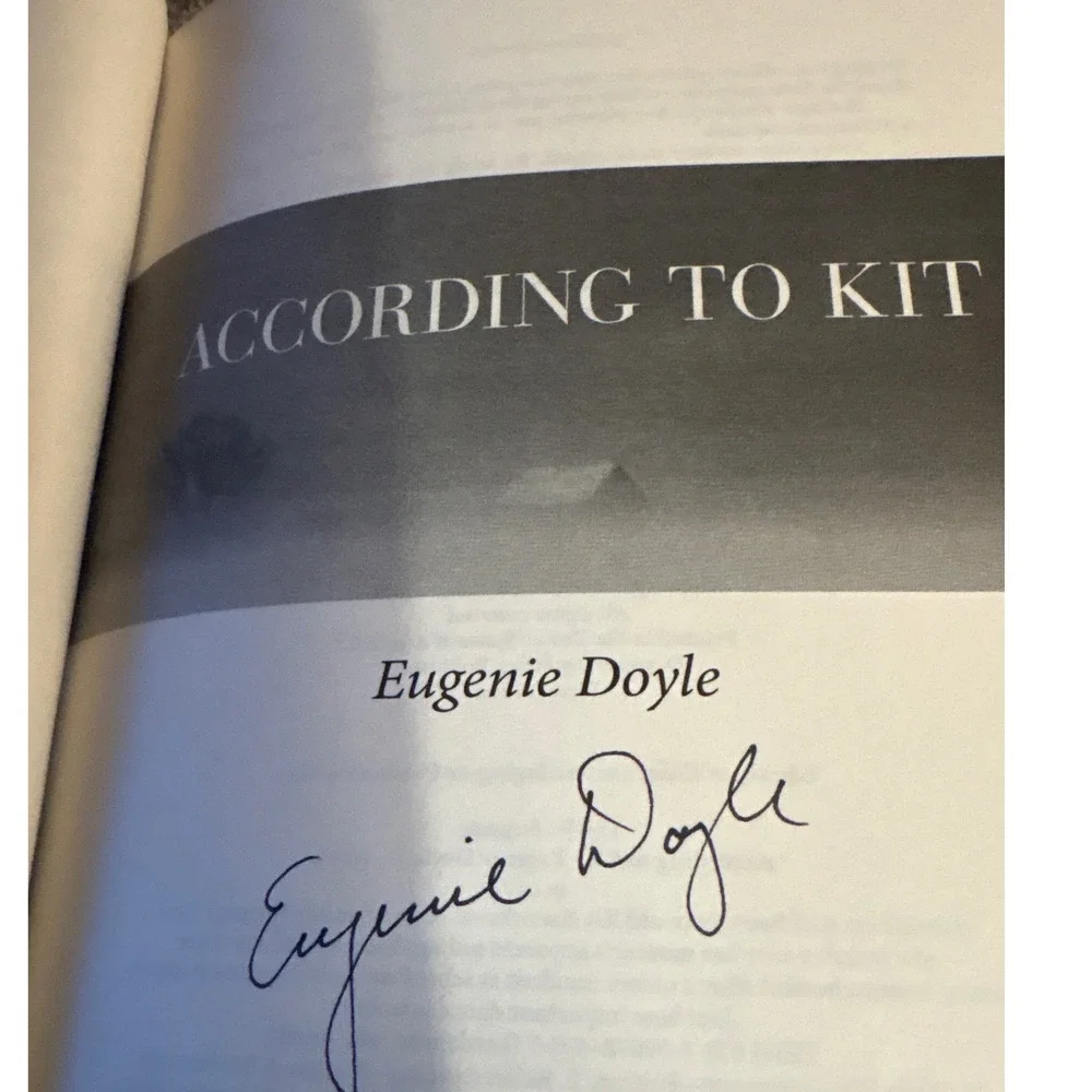 According to Kit by Eugenie Doyle Signed Autographed Copy Young‎ Adult Novel